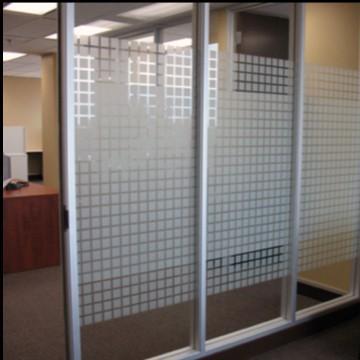 "New" Stiker kaca glass sticker sandblast sunblast lebar 90cm motif kotak