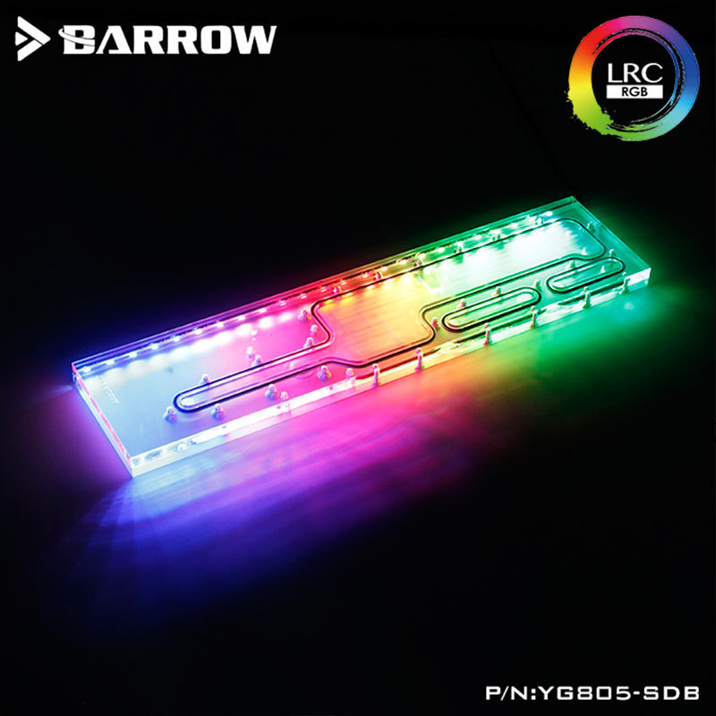 Barrow YG805-SDB Distro Plate For IN WIN 805/805C Case, Waterway Board Deflector PC Liquid Cooling S