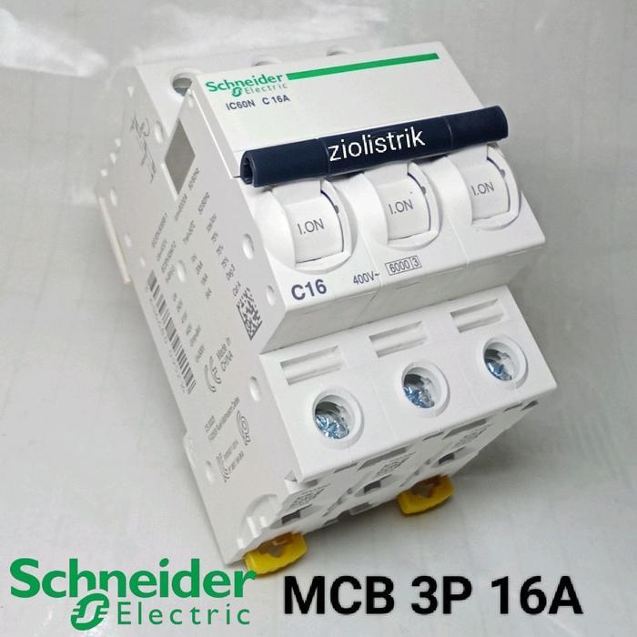 Mcb Schneider Ic60N 16A 3P