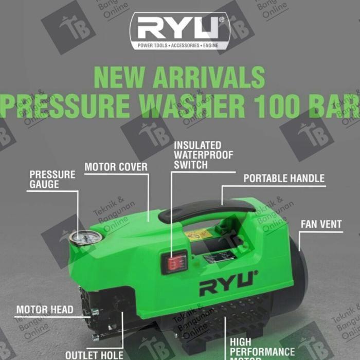 RYU JET CLEANER RYU RPW100 / PRESSURE WASHER RPW 100