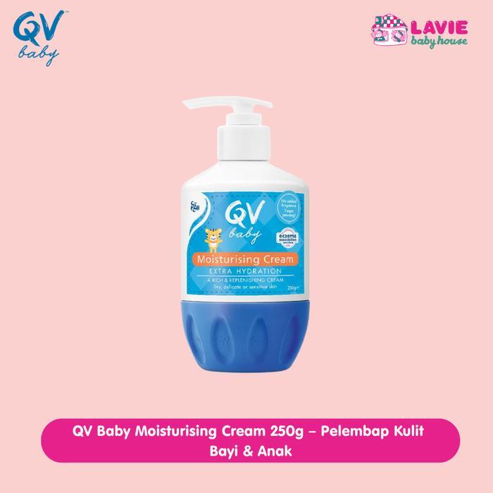 Qv Baby Moisturising Cream 250G Pelembap Kulit Bayi & Anak Hypoallergenic Ph Balanced Untuk Kulit