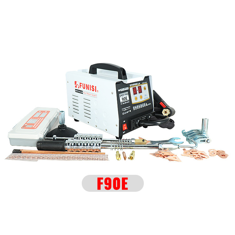 FUNISI 90eE Spot Welder Dent Puller Car Dent Repair Puller Pneumatic Dent Puller Kit Machine for