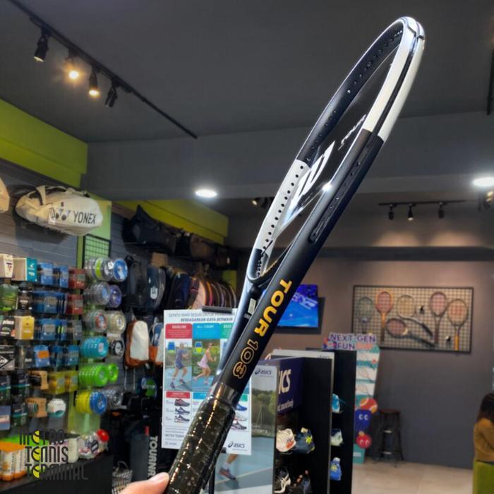 Wilson Tour 103 Black Grey Tennis Racket ( Raket Tennis Wilson Pemula )