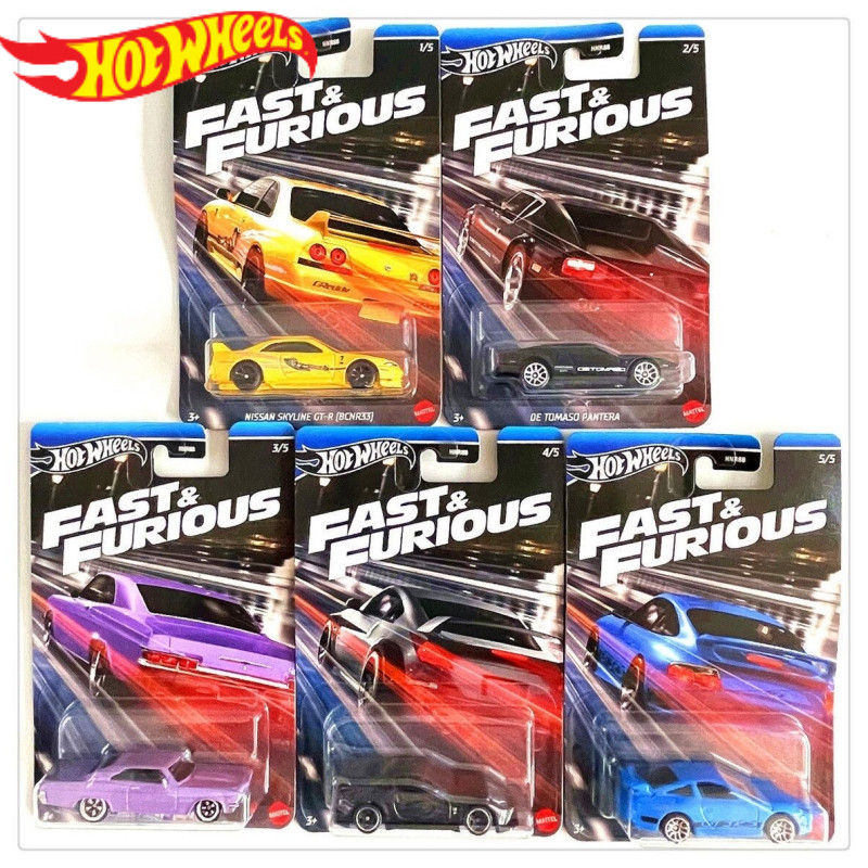 Original Hot Wheels Cars 1966 Chevy Impala Nissan Sky Gt-R(Bcnr33) Nissan 350Z Custom 1/64 Die-Cast