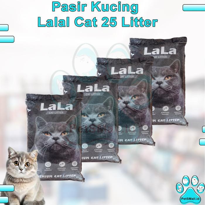 Pasir Kucing LALA 25 Liter - Lala Cat Litter 25 L Pasir Gumpal Wangi