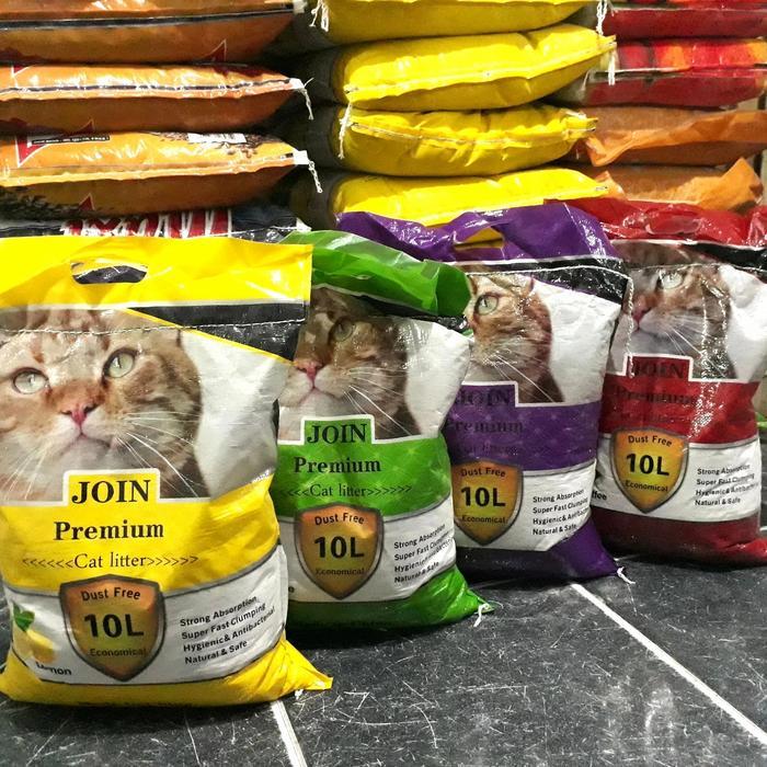 PASIR KUCING PASIR JOIN 10LITER PASIR KUCING MURAH 10L