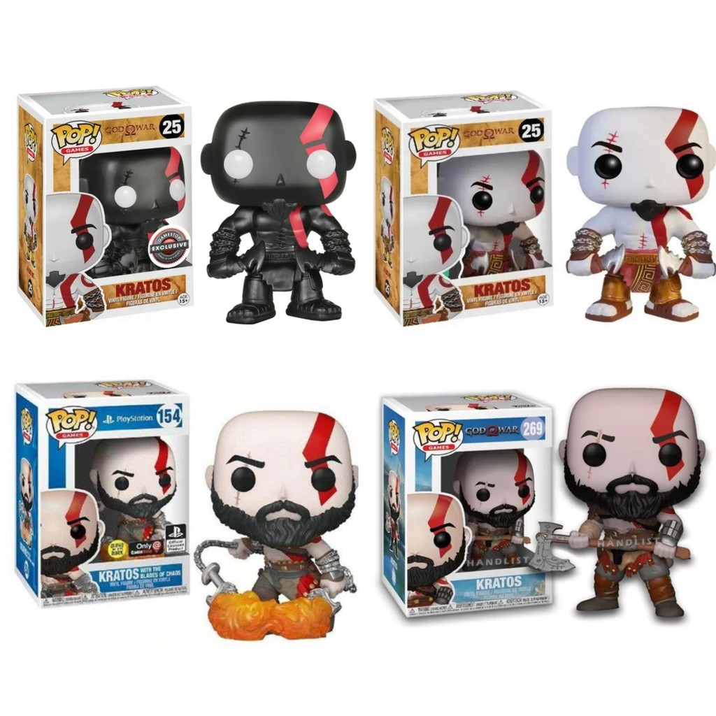 Funko Pop God Of War Kratos 25# 269# 154# Glows In The Dark Pvc Action Toy Figures Brinquedos Vinyl