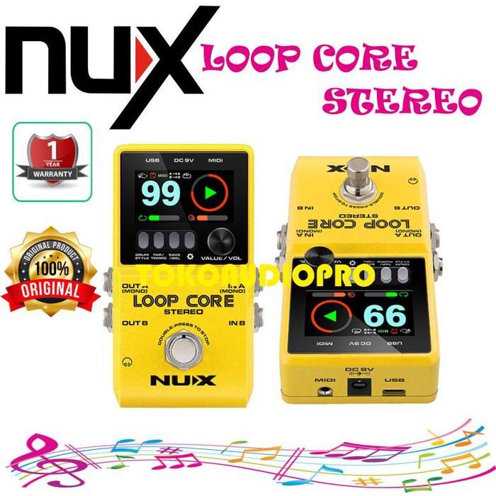 Nux Loop Core Stereo Looper Pedal Effect Nux Co