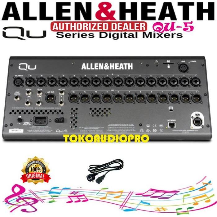 Mixer Allen & Heath Qu-5 / Qu5 16-Channel Digital Mixer Allen & Heath Qu-5D / Qu5D Digital Mixer
