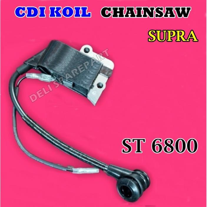 Spr 6800 Cdi Coil Koil Mesin Chain Saw Senso Sinso Supra St 6800