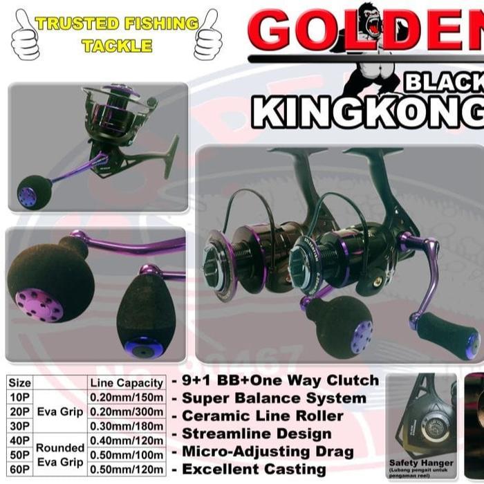Reel Golden Fish Black Kingkong