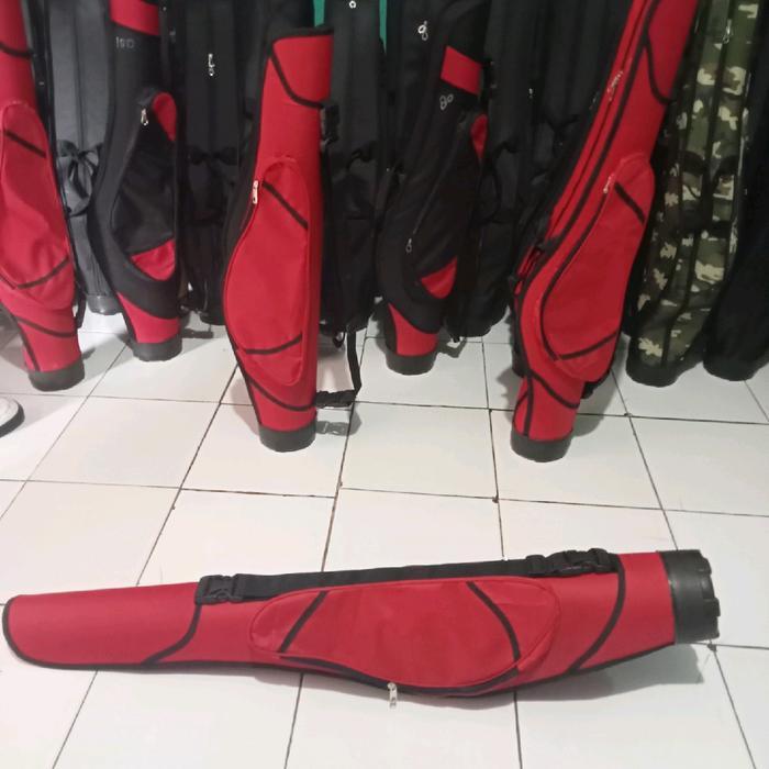 Tas Joran Pancing Hard Case 80-170 Cm Fiber + Mangkuk Mancing Tas Joran Pancing Joran Laut Tas Joran