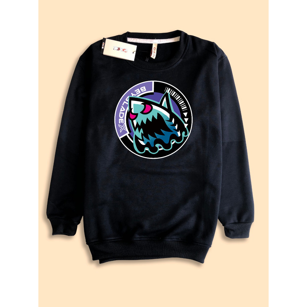 Sweater Sweatshirt Anime Beyblade X Gear Chip logo Shark Edge