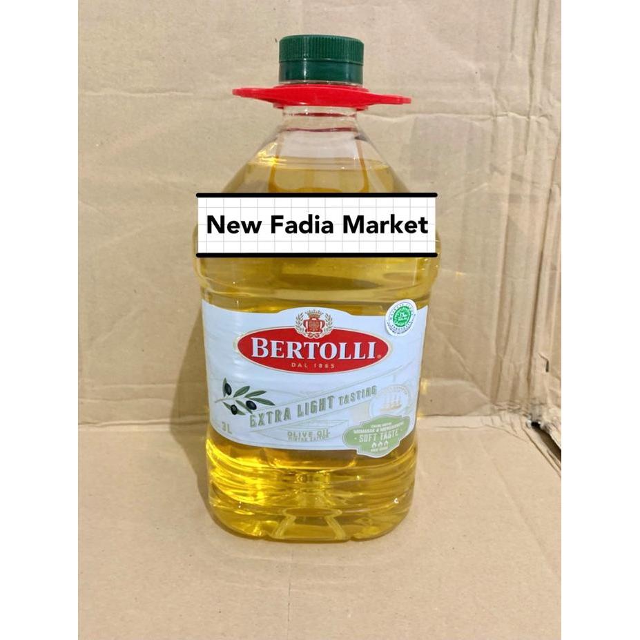 Minyak Zaitun Olive Oil Bertolli Extra Light 3 Liter