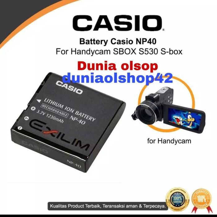 BATRE BATERAI HANDYCAM SBOX batre batrei casio np 40 for handycam sbox