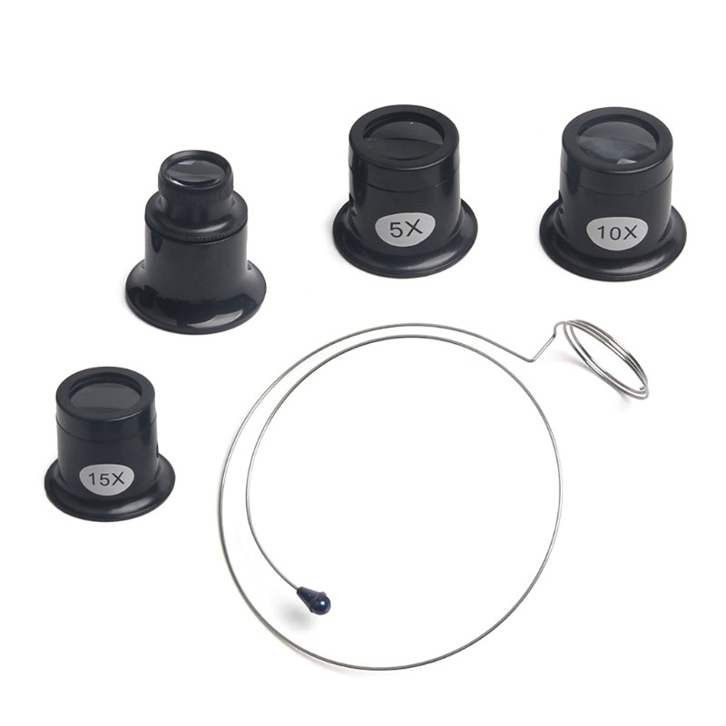 Jewlers Loupe Portable Monocular Loupe Jewelers Eye Magnifier Loupe Repairs Tool Watchmaker Loupe