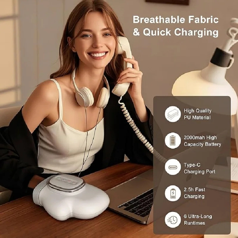 Hand Massager with Airbag Compression Cordless Hand Massager Finger Massager Upgraded Carpal Tunnel