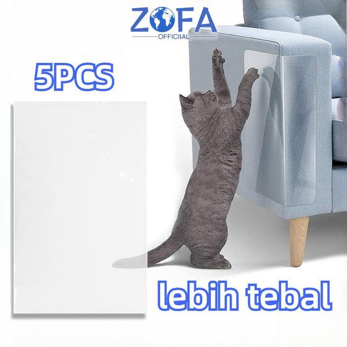 5PCS Stiker Pelindung Sofa Kucing Kuku Stiker PVC Anti Gores- Sticker Anti Cakaran Kucing