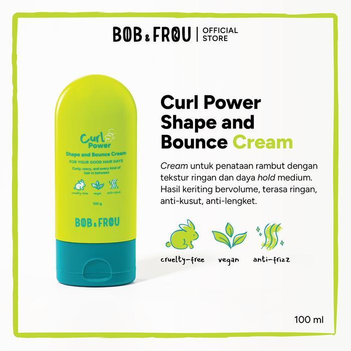 BOB & FROU - Curl Power Shape And Bounce Cream - 100g - Curl Cream