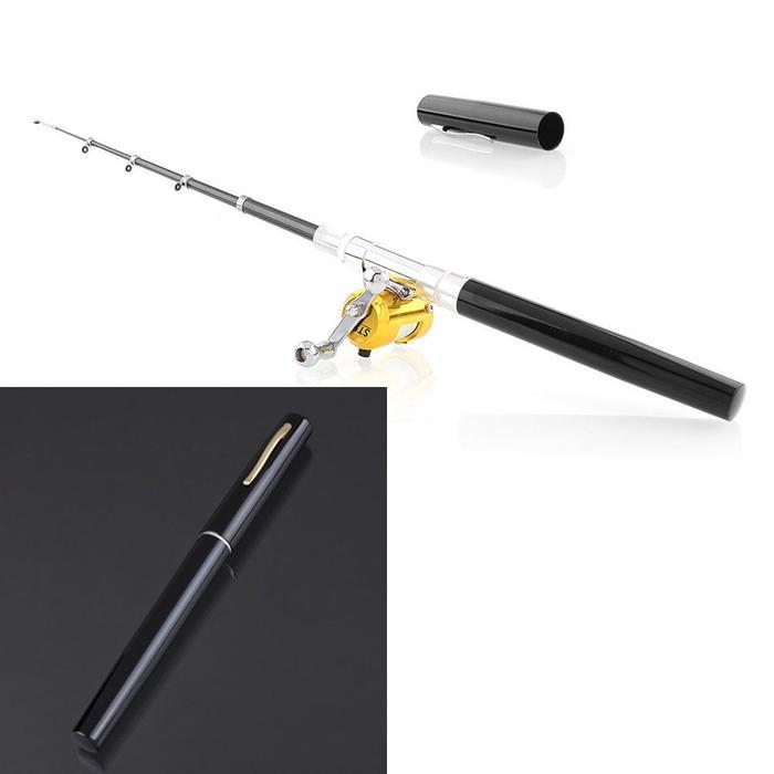 PANCING JORAN MODEL PENA MINI PORTABLE FISHING ROD PANJANG 1 METER