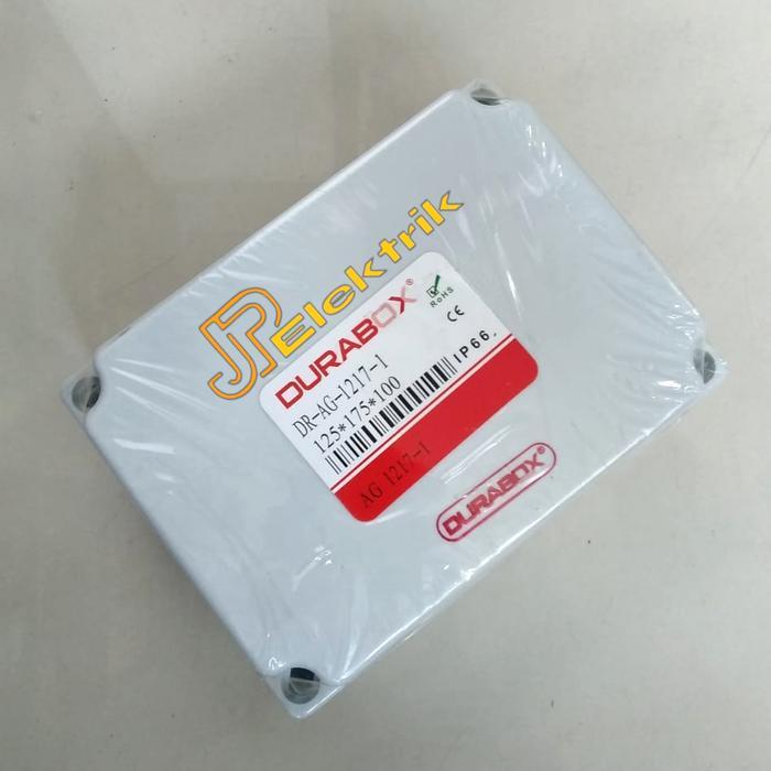 BOX PANEL PLASTIK ABS 125X175X100 MM ABU IP66 PANEL BOX LISTRIK