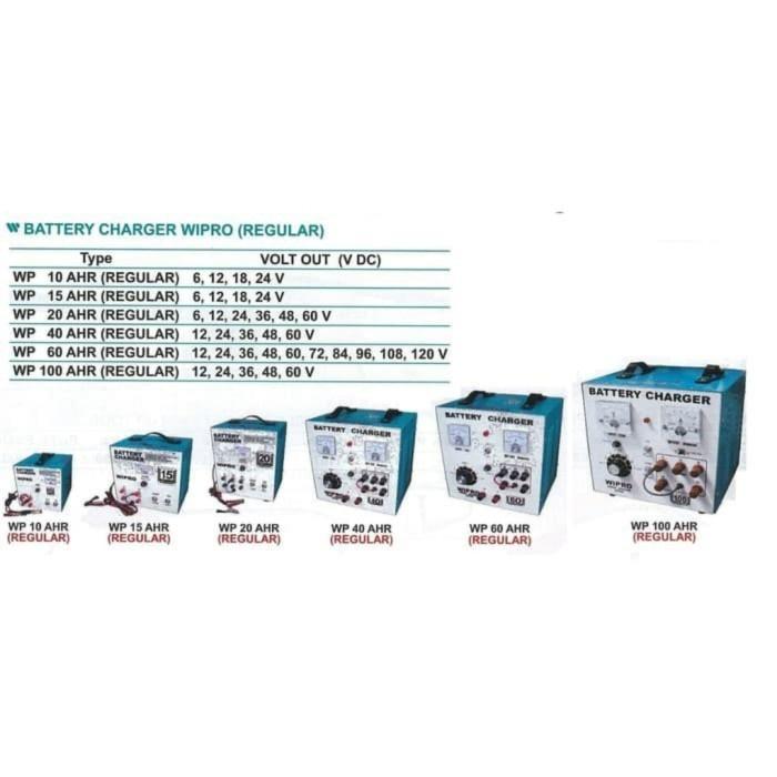 BATTERY CHARGER ACCU 40A WIPRO WP 40A AHR/CHARGER AKI WIPRO WP40A