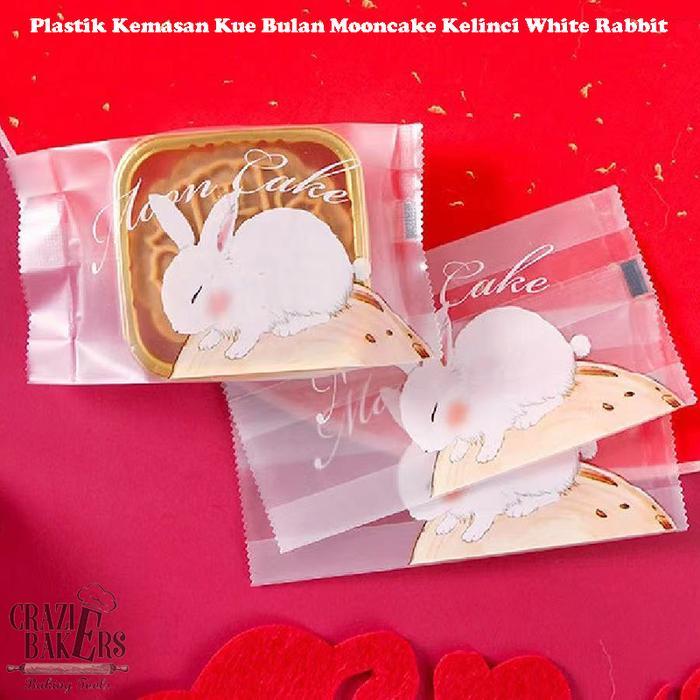 Plastik Kemasan Kue Bulan Mooncake Kelinci White Rabbit