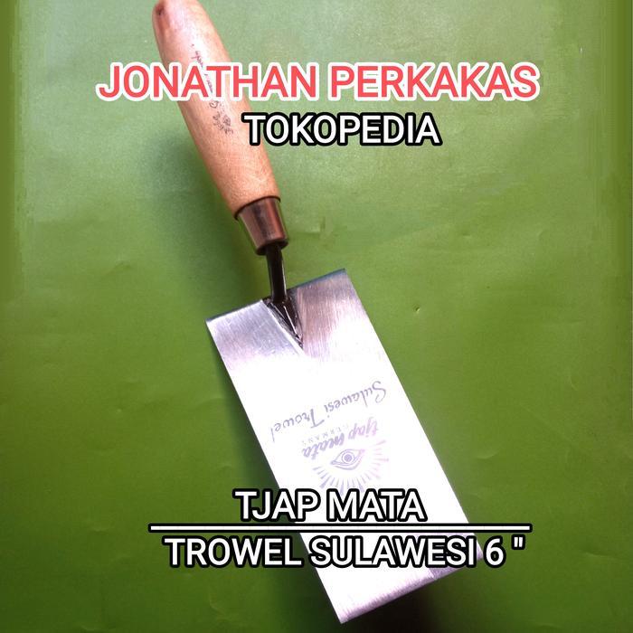 Sendok Semen Kotak 6" Cap Mata/Cetok Semen Kotak 6" Cap Mata/Bh