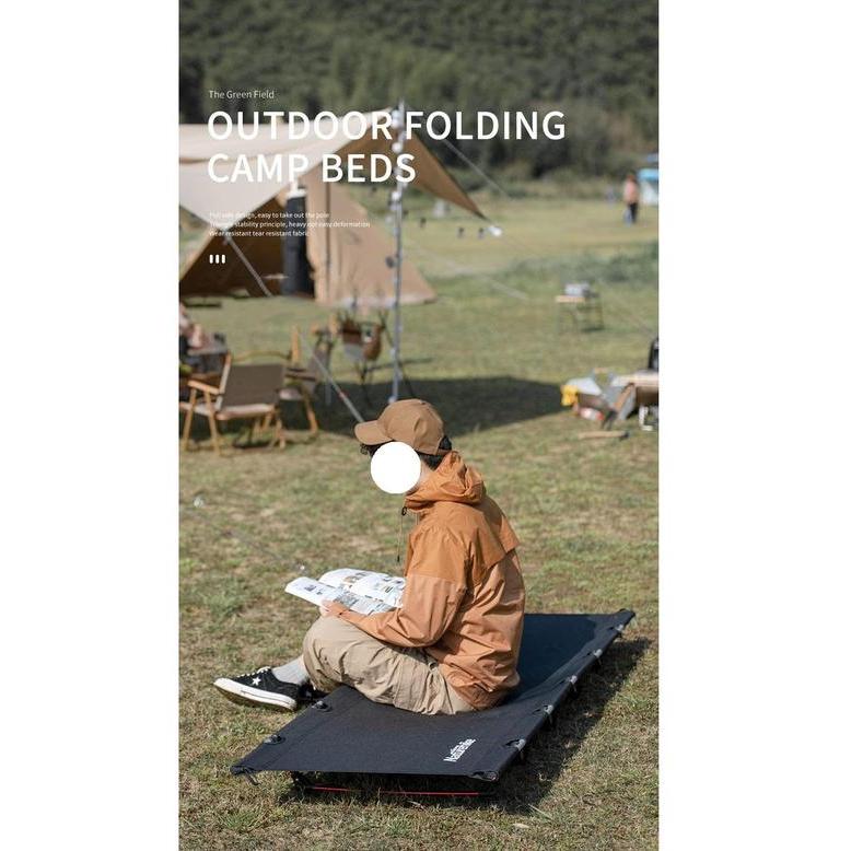 FOLDING BED NATUREHIKE NH20JJ001 VELBED PORTABLE OUTDOOR CAMPING ALLOY