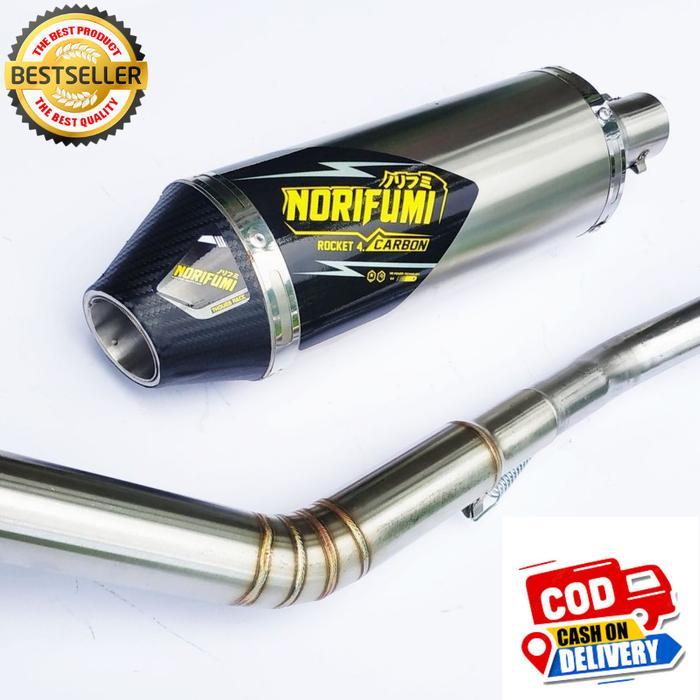 Knalpot Crf Norifumi Rocket 4 Carbon Klx Knalpot Racing Dtracker Crf 150 Knalpot Racing Norifumi