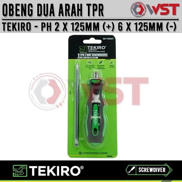 Obeng Bolak Balik Tekiro TPR / Obeng TPR dua arah