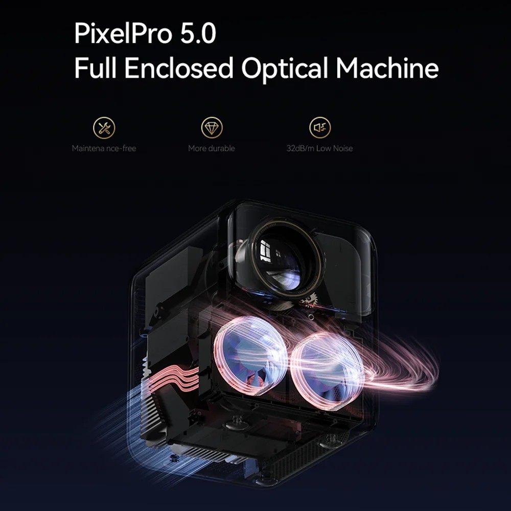 Wanbo Mozart 1 Pro 2025 4K 1200 Ansi Projector Google TV 1080P HDR10 MEMC HDMI 2.0 Sealed Beam