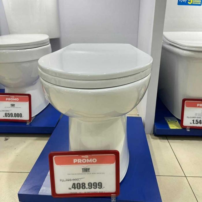 Closet Duduk Washdown Putih FSA106 R10 - Tidy Closet