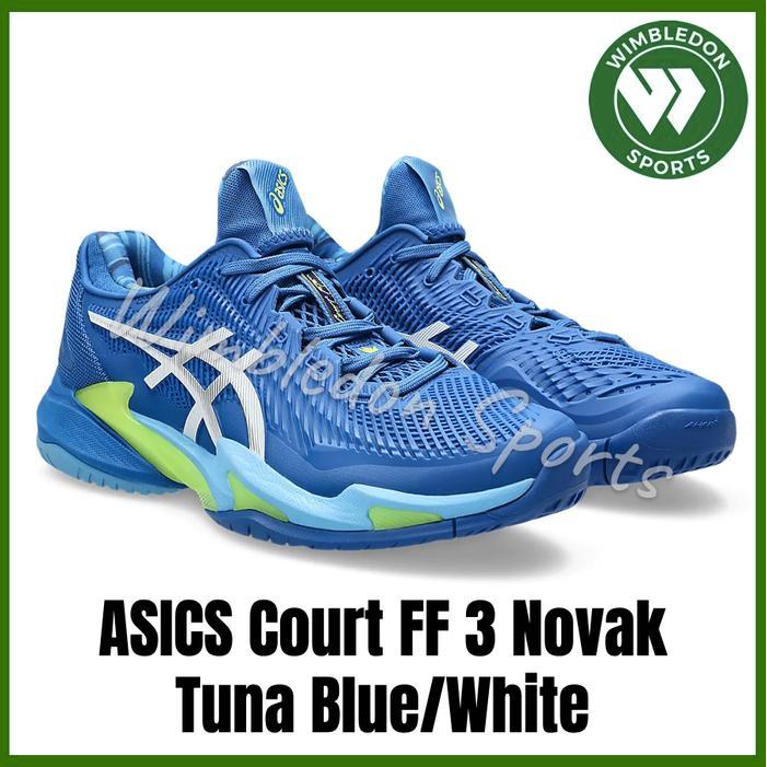 Sepatu ASICS COURT FF 3 NOVAK Tuna Blue / Sepatu Tenis Asics Court FF3