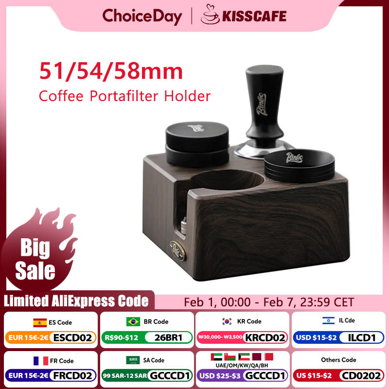 Coffee Tamping Station Stand Portafilter Holder 51Mm 54Mm 58Mm Abs For Delonghi Breville Espresso