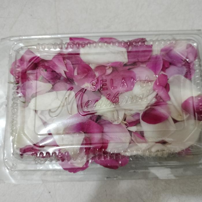 kelopak bunga mawar tabur asli