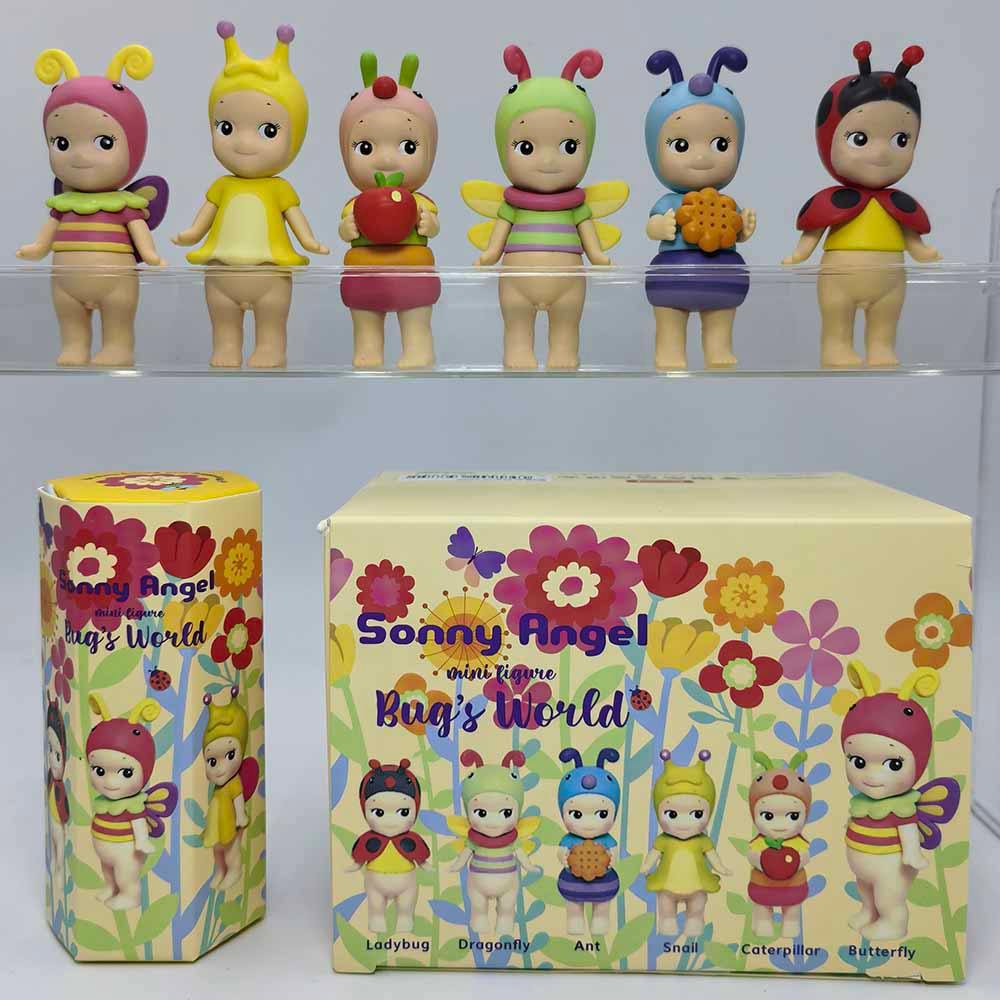 Sonny Angel Blind Box Bug's World Series Mini Anime Figures Ornaments Dolls Fans Children Christmas