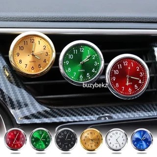 Jam mobil tempel dashboard airvent clip clock luminous menyala dalam gelap