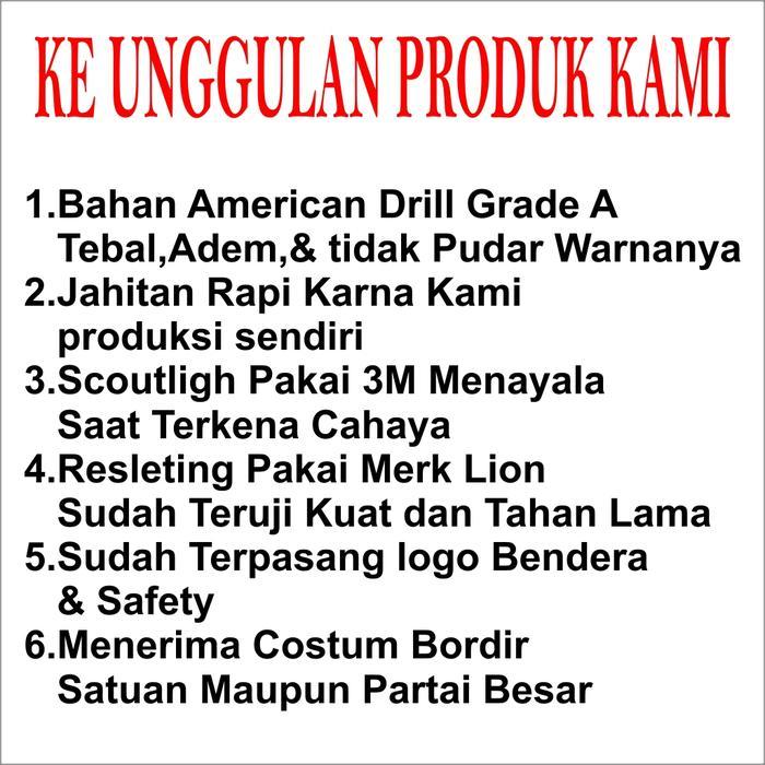 Promo Wearpack Safety Baju Proyek Lengan Pendek Polos Desain Praktis Nyaman Cocok Untuk Aktivitas