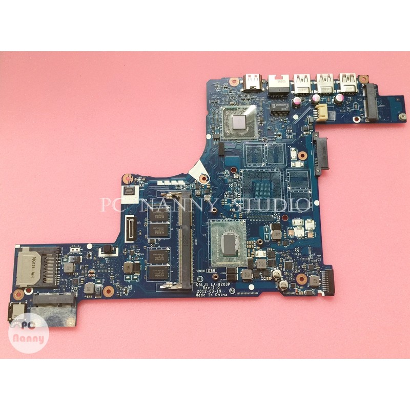 PCNANNY NBRZC11001 Q5LJ1 LA-8203P Mainboard for Acer M5-581T Laptop Motherboard w/ Intel i5-3317U 1.
