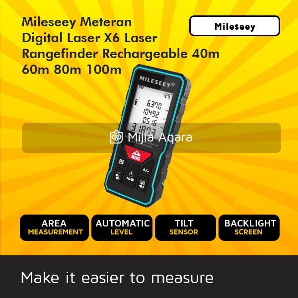 Mileseey X6 Pengukur Jarak Laser