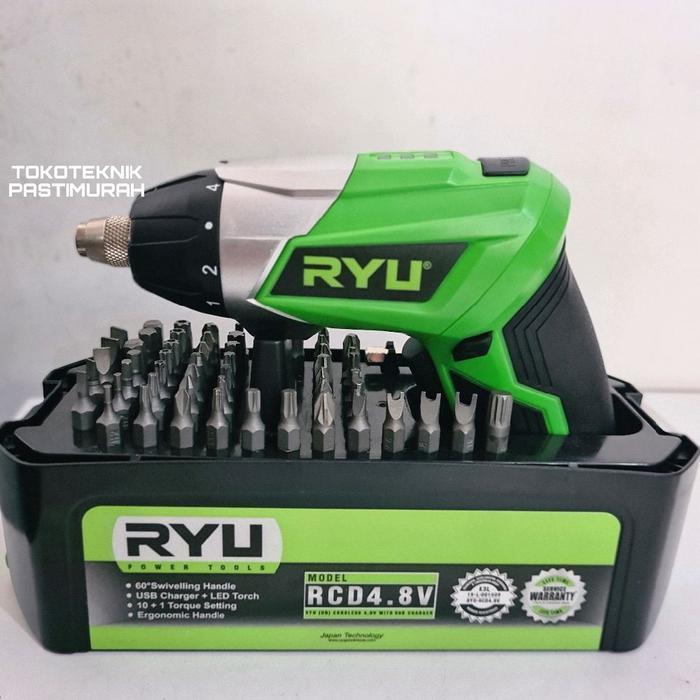 Cordless RCD4.8V RYU Bor Listrik Mini 4.8V RYU RCD 4.8V
