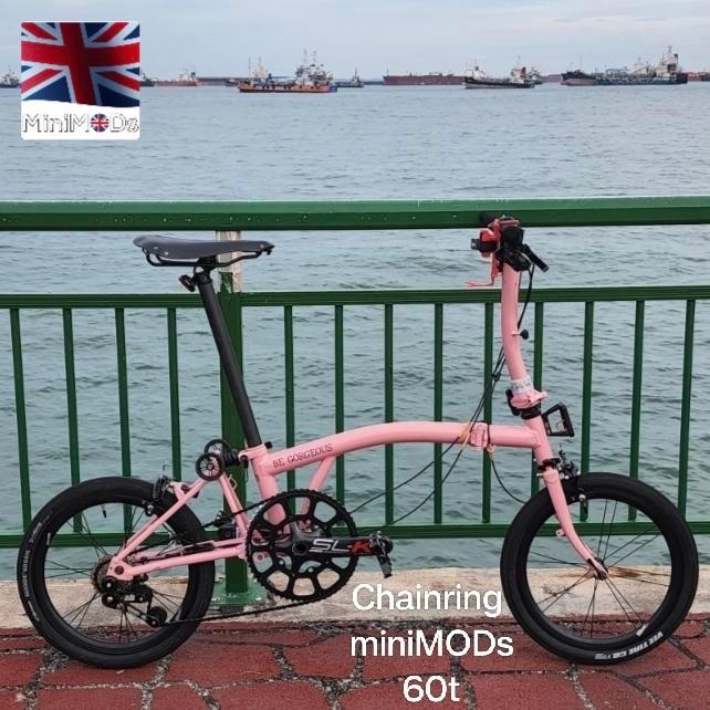 Minimods Chainring 5 Lubang Bcd130 Bcd110 Bromptonn Minivelo Gravel