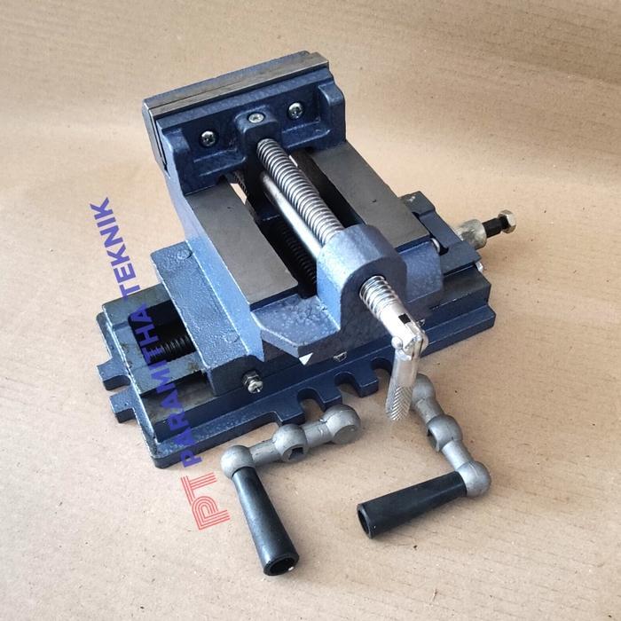 Catok Cross 4" Ragum Bais Silang Geser 100 Mm Bench Cross Vise 4 Inch Co