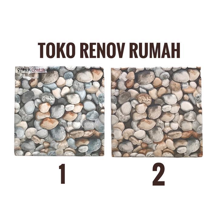 keramik lantai 40x40 motif batu (kasar)/ keramik teras/ keramik garasi