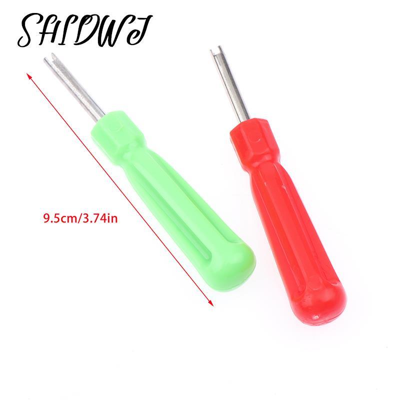 Tire Valve Core Removal Tool Tire Valve Core Wrench Spanner Tire Repair Tool Valve Core Screwdriver 
