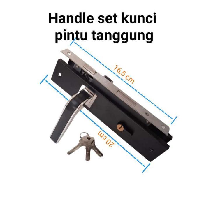 selot kunci handle pintu rumah slot kunci pintu besar tanggung black series