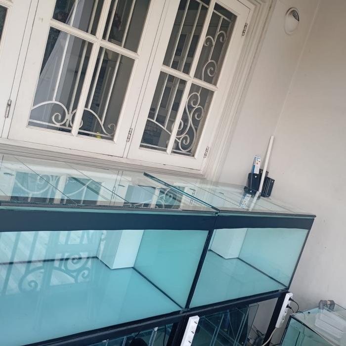 Aquarium 150x60x60 sump dan rak