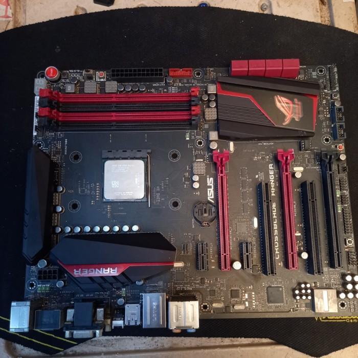 ASUS MOBO CROSSBLADE RANGER ROG SOCKET AMD A10 DDR3 TANPA BACKPANEL UNIT ORI BERGARANSI 2 MGG