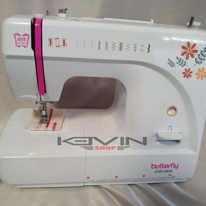 MESIN JAHIT PORTABLE BUTTERFLY JH8190A / JH 8190A / 8190S MULTIFUNGSI